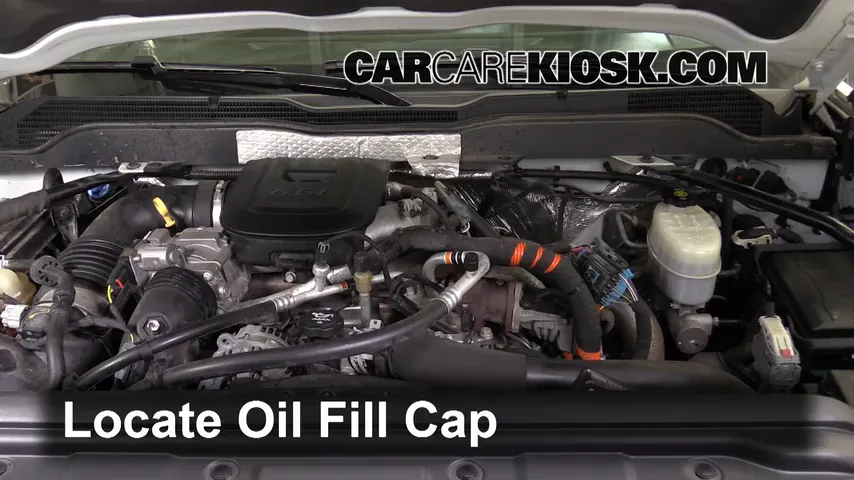 2015 Chevrolet Silverado 2500 HD LT 6.6L V8 Turbo Diesel Crew Cab Pickup Oil